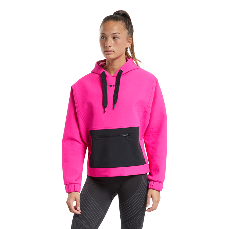 Hanorac Reebok TS EDGEWRKS HOODIE 2XS Roz Femei photo 3