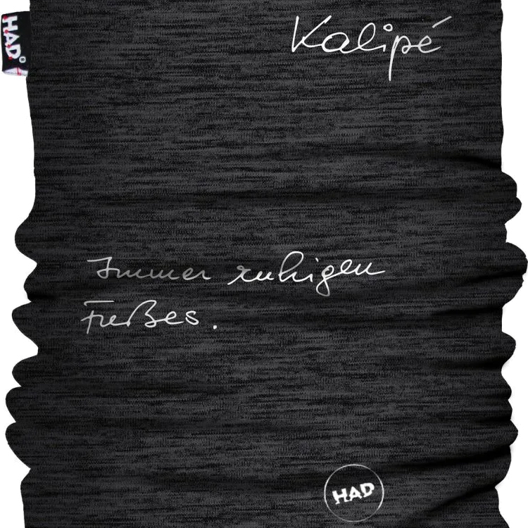 Caciula-sarf HAD Merino Beanie One size Negru-gri photo 2