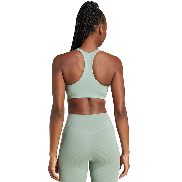 Bra sportive Adidas PWI RIB MS / Femei / XS / Verde photo 4