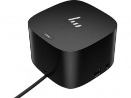 HP Thunderbolt Dock 120W G4- Universal docking with 1 x USB-C 3.2 G2 (Data Only), 4 x USB-A 3.2 G1, 2 x DP, 1 x RJ45, 1 x HDMI, 1 x TB4, 1 x USB-C DP alt mode port, support up to four 4K Displays, Up to 100W power, 0.76 kg. thumbnav 1