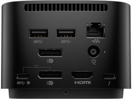 HP Thunderbolt Dock 120W G4- Universal docking with 1 x USB-C 3.2 G2 (Data Only), 4 x USB-A 3.2 G1, 2 x DP, 1 x RJ45, 1 x HDMI, 1 x TB4, 1 x USB-C DP alt mode port, support up to four 4K Displays, Up to 100W power, 0.76 kg. thumbnav 4