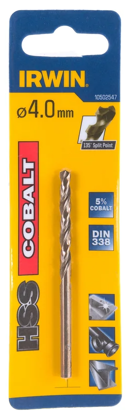 Burghiu Irwin COBALT HSS-Co  DIN-338 4mm, 10502547 photo 2