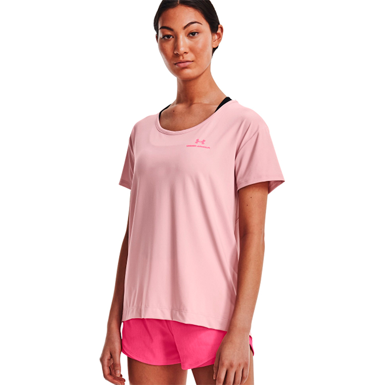 Tricou Under Armour UA Rush Energy Core SS / Femei / M / Roz photo 3