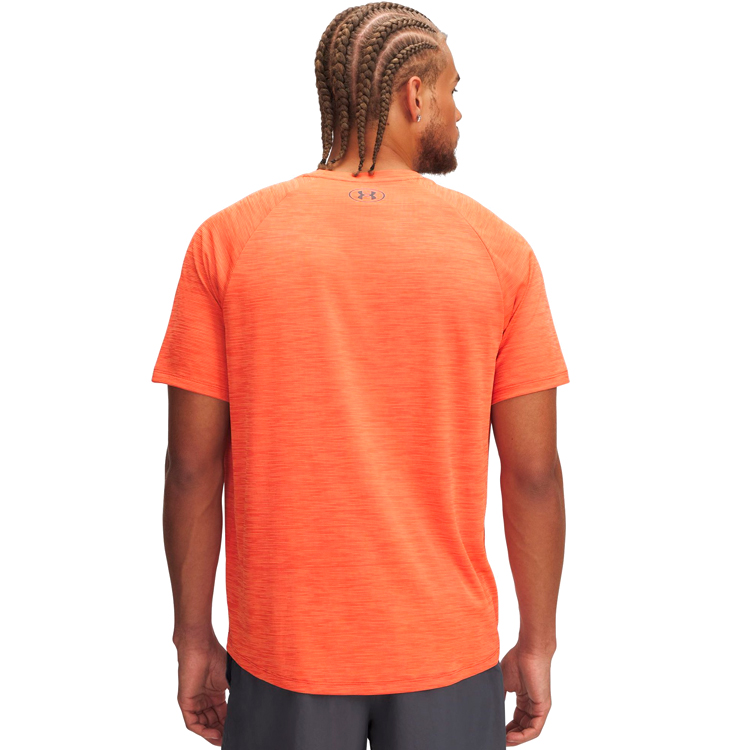 Tricou bărbătesc Under Armour UA Tech Textured SS M Oranj photo 3