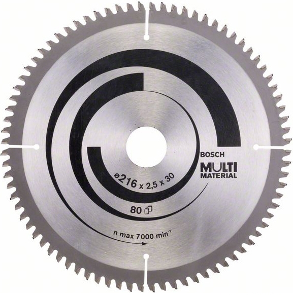 Пильный диск Bosch 216x30-80, 2608640447 photo 1 Пильный диск Bosch 216x30-80, 2608640447 photo 1