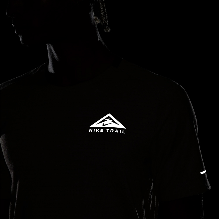Tricou bărbătesc Nike M NK DF SOLAR CHASE SS TOP S Bej photo 3