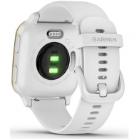 Garmin Venu Sq, NFC, White/Light Gold thumbnav 2