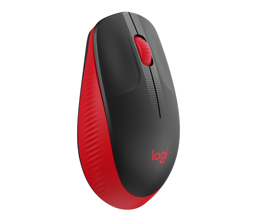 Logitech Wireless Mouse M190 Full-size - RED - 2.4GHZ - EMEA - M190 photo 2