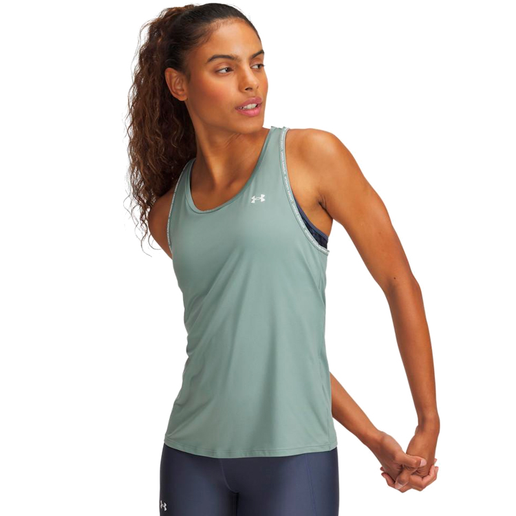 Майка Under Armour Tech Knockout Tank / Женский / L / Зеленый photo 3