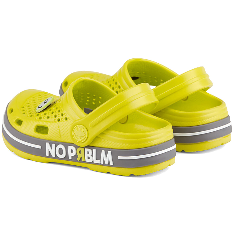 Slapi COQUI Clogs LINDO + Amulet / cm / Galben-gri photo 4
