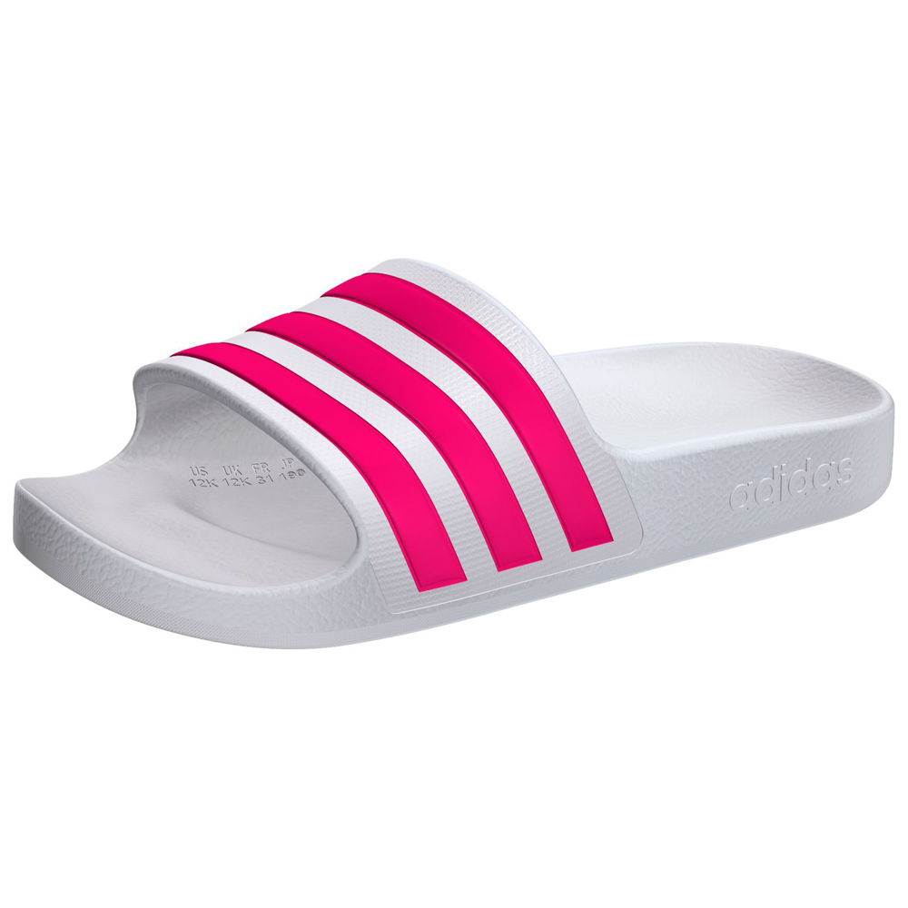 Slapi Adidas ADILETTE AQUA K pt Femei / 36.5 / Alb-roz photo 3