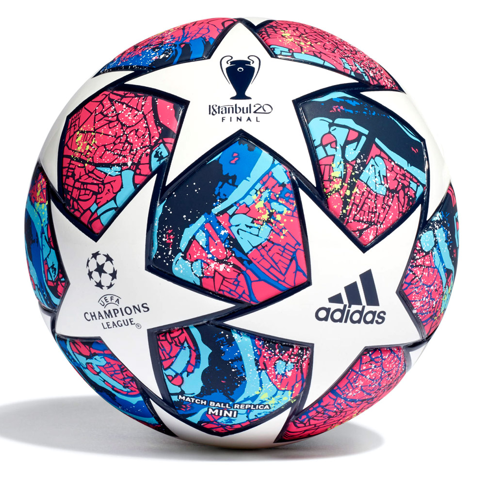 Minge fotbal Adidas FH7348 / Marimea 1 / Alb-albastru photo 1 Minge fotbal Adidas FH7348 / Marimea 1 / Alb-albastru photo 1