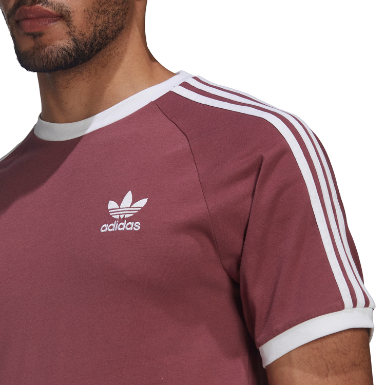 Tricou bărbătesc Adidas 3-STRIPES TEE M Bordo photo 4