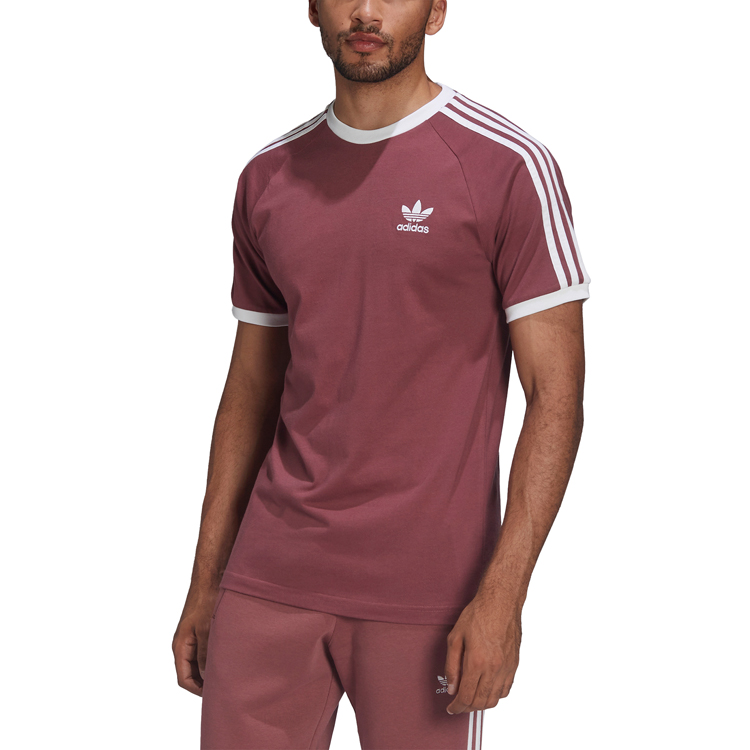 Tricou bărbătesc Adidas 3-STRIPES TEE M Bordo photo 7