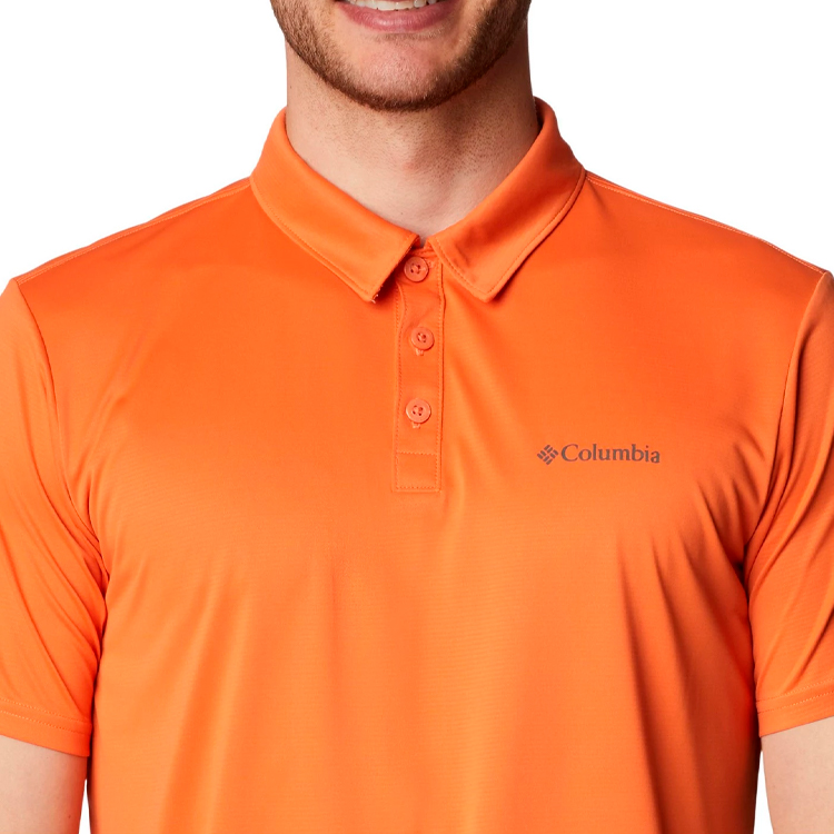  Polo pt bărbați Columbia Hike Polo S Portocaliu  photo 4