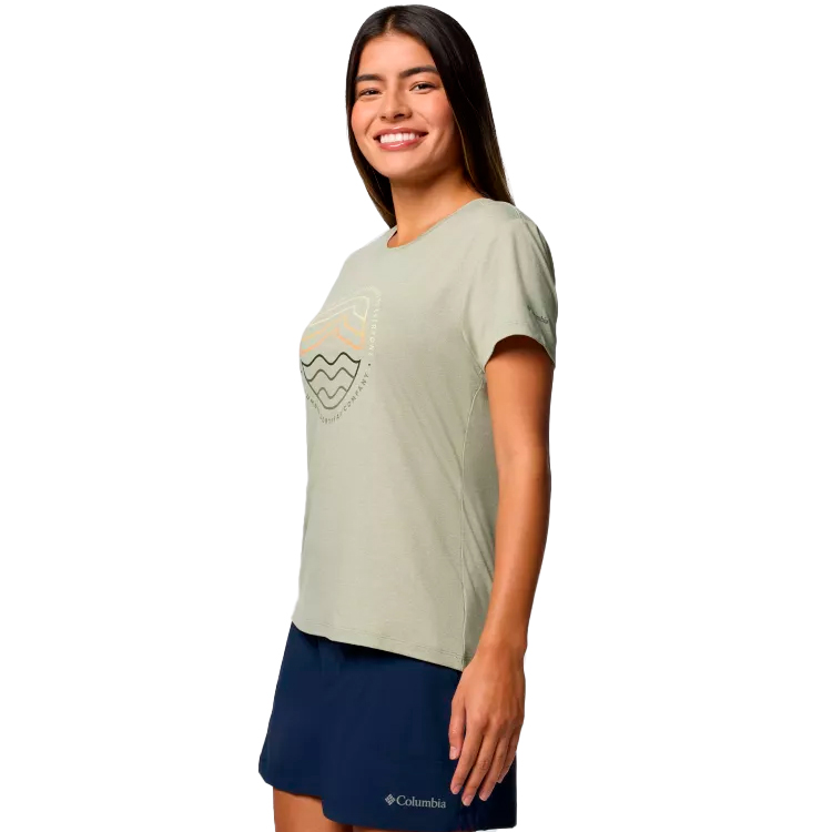 Tricou Columbia Sloan Ridge Graphic SS Tee XS Gri Femei photo 3