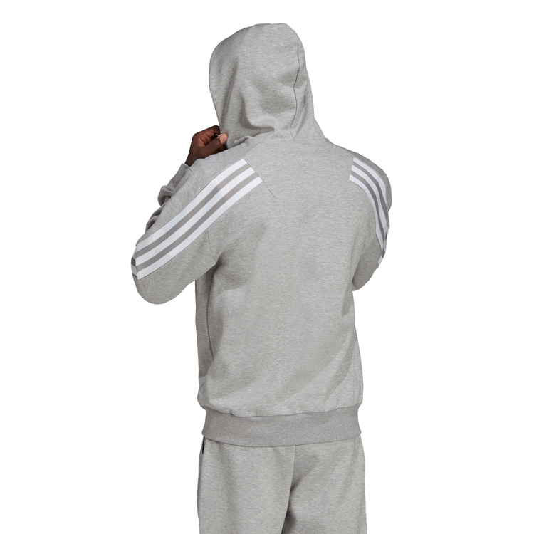 Hanorac pt bărbați Adidas M FI 3S FZ S Gri photo 2