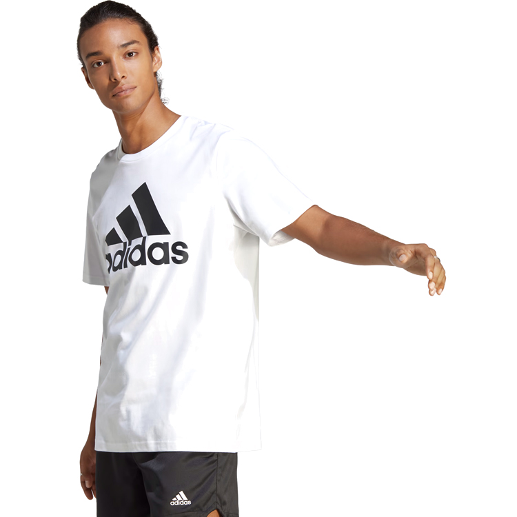 Tricou bărbătesc Adidas M BL SJ T S Alb photo 5