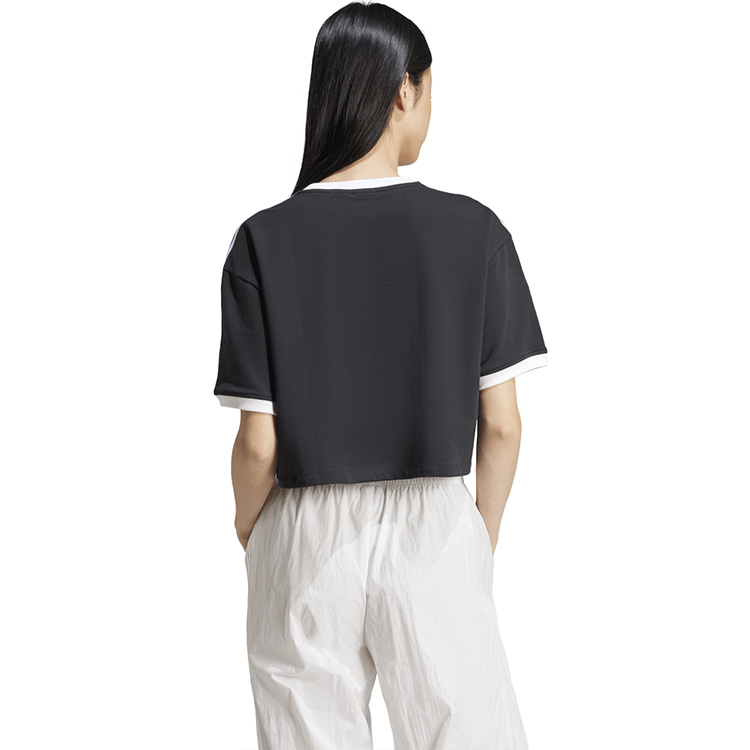 Tricou Adidas 3S LOOSE CROP T XXS Negru Femei photo 4