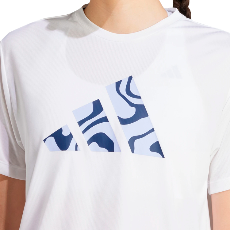 Tricou Adidas RUN IT BL TEE W / Femei / M / Alb photo 4