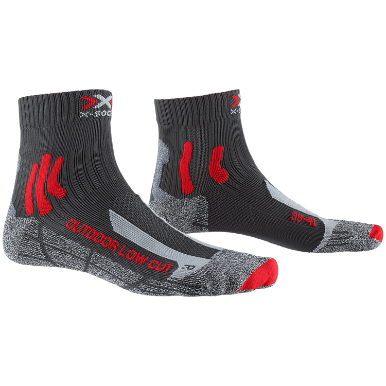 Sosete Barbati X-Bionic TREK OUTDOOR LOW CUT 45-47 Gri-rosu photo 1 Sosete Barbati X-Bionic TREK OUTDOOR LOW CUT 45-47 Gri-rosu photo 1