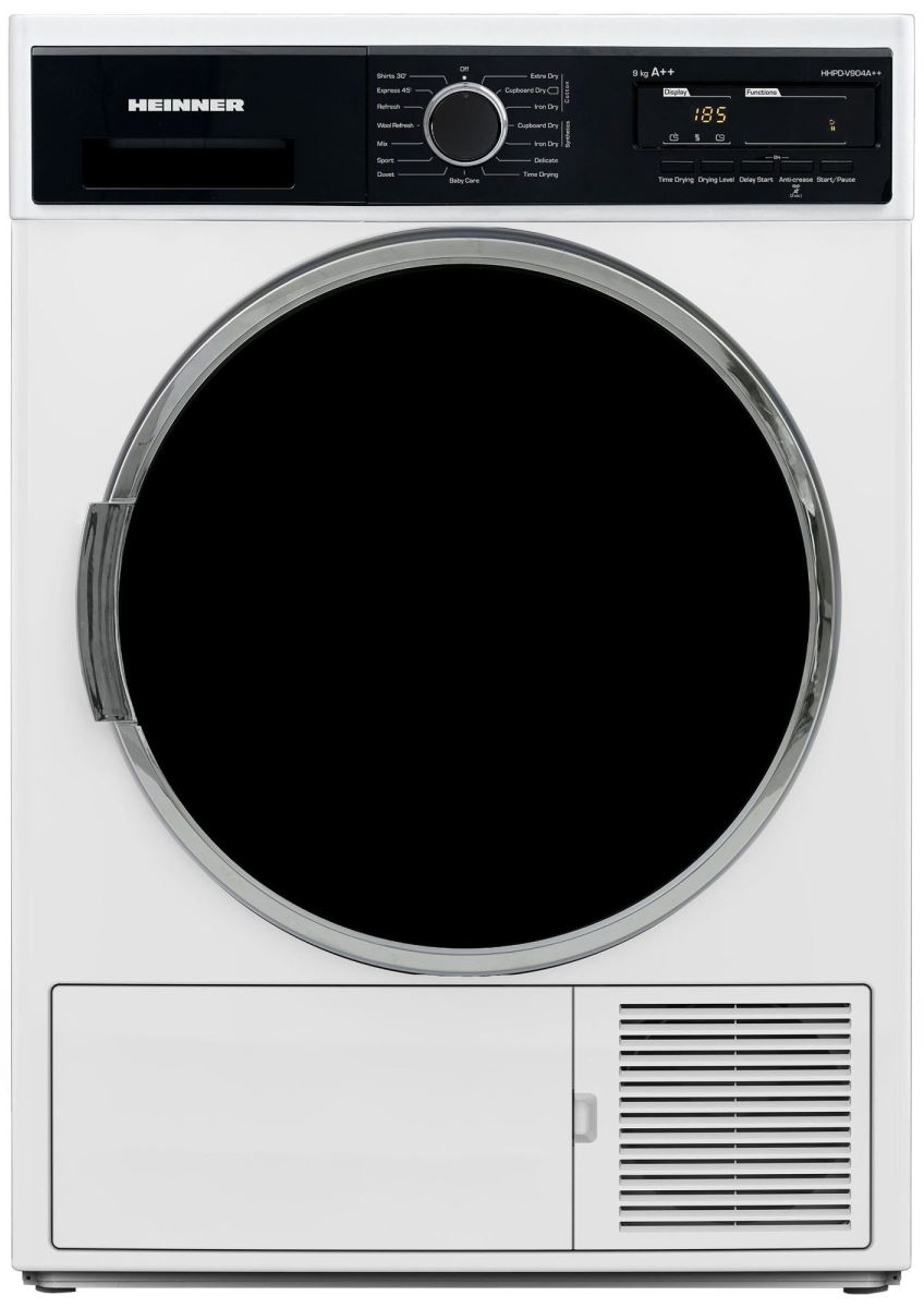 Сушильная машина Heinner HHPDV904A++ / 9 кг / A++ / Белый photo 1