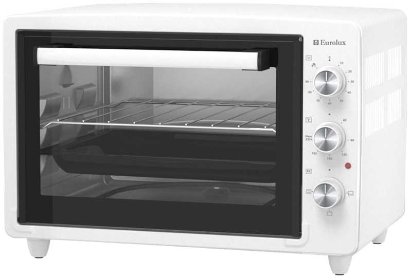 Cuptor electric Eurolux MOEM34B, 34 l, 1300 W, Alb photo 1