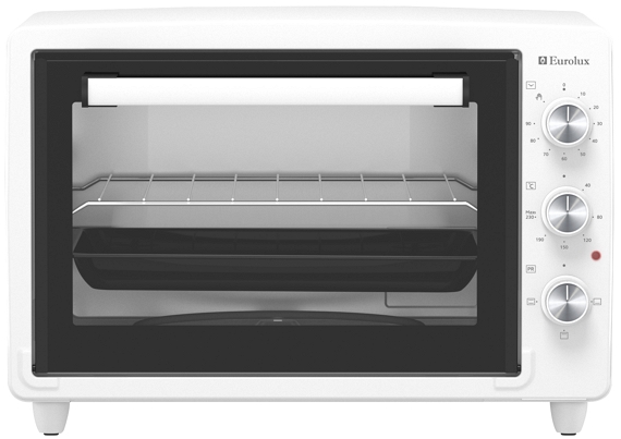 Cuptor electric Eurolux MOEM34B, 34 l, 1300 W, Alb photo 2