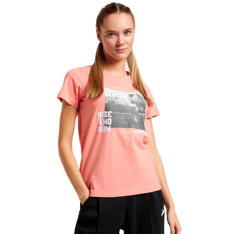 Футболка Demix TEE 46 Оранжевый Женский photo 3