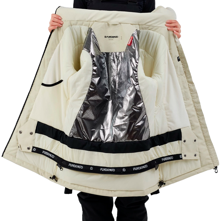 Scurta Fundango Pemberton ECO Allmountain Jacket XS Bej Femei photo 3