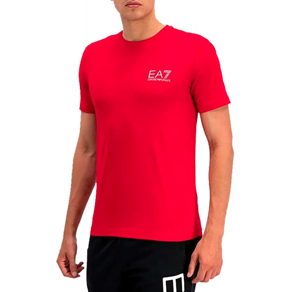 Tricou bărbătesc EA7 EMPORIO ARMANI T-SHIRT 3XL Roz-rosu photo 3