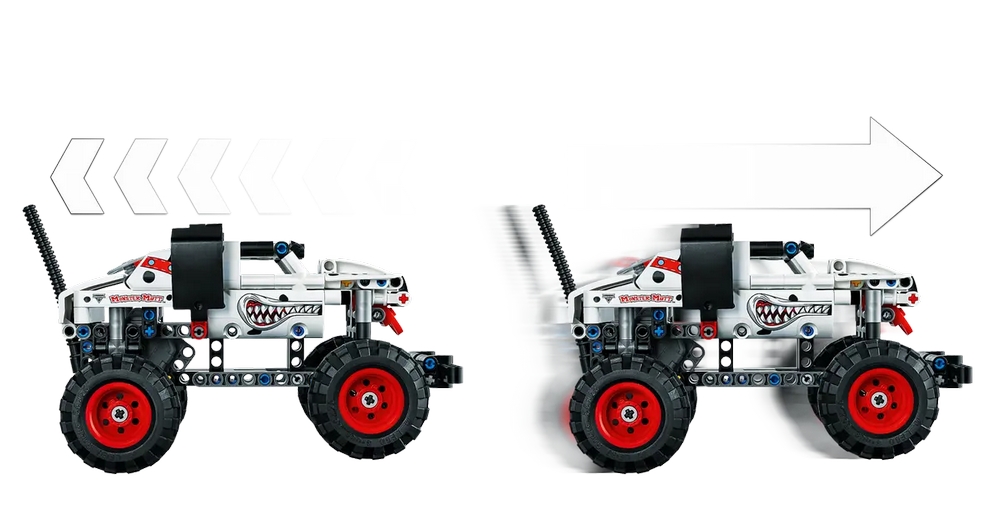 Constructor Lego Technic Monster Jam Monster Mutt Dalmatian 42150 de la 7+ ani photo 5