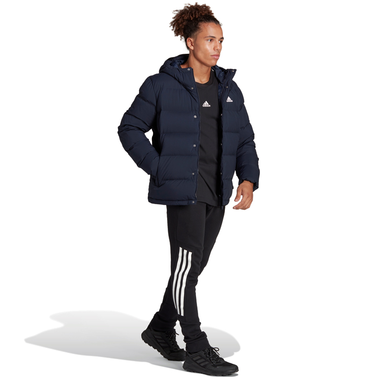 Geacă pt Barbati Adidas Helionic Ho Jkt S Albastru photo 3