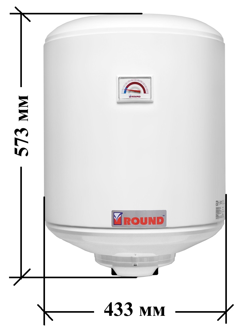 Incalzitor de apa electric vertical Round VMR50 / 50 L / Alb photo 2