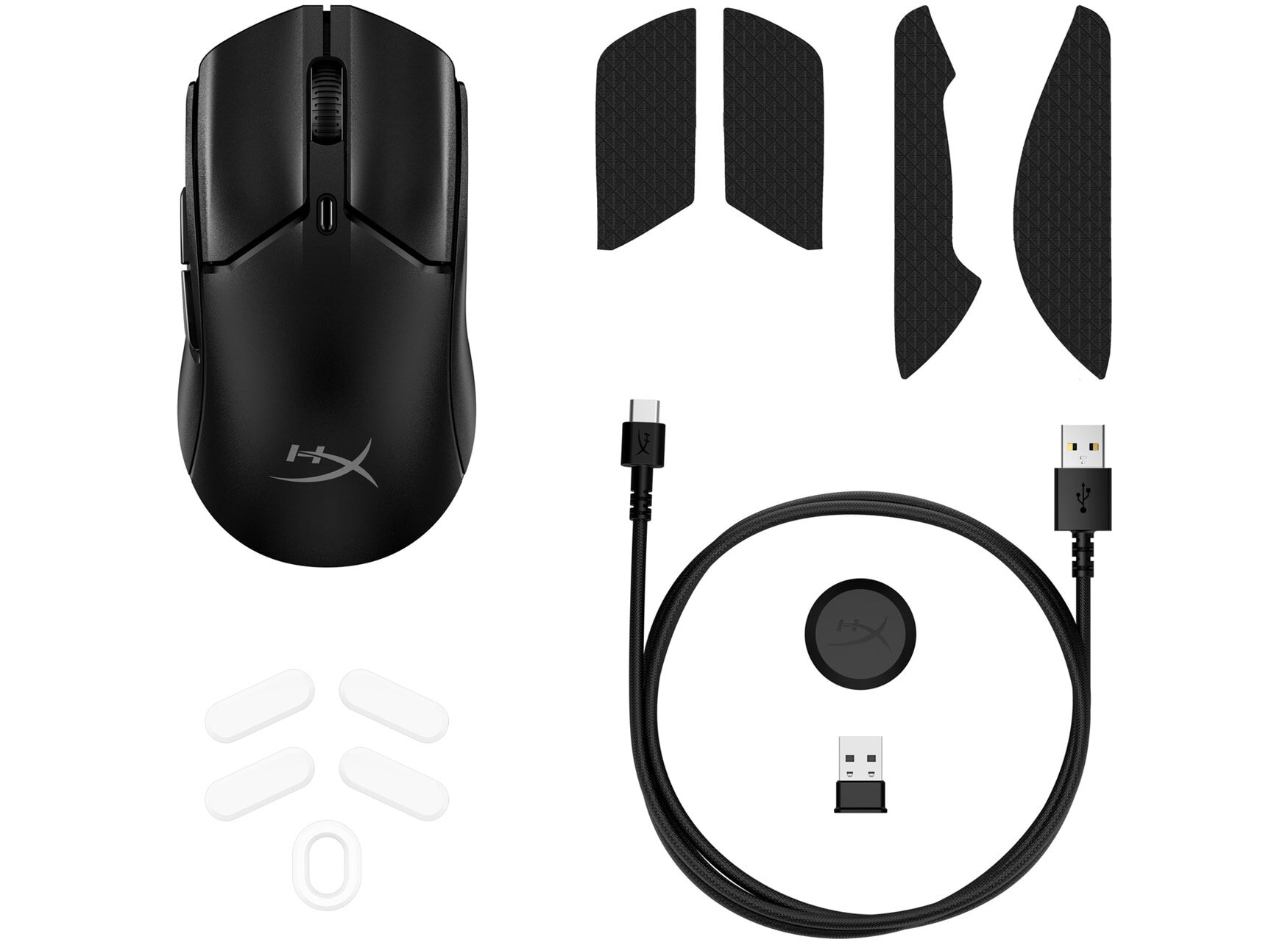Mouse Gaming Wireless HYPERX Pulsefire Haste 2 Mini, Black [7D388AA] photo 7