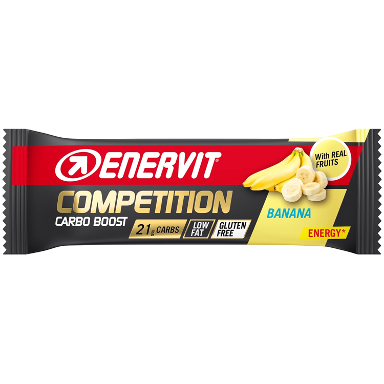 Энергетические батончики ENERVIT Competition Bar banana photo 1 Энергетические батончики ENERVIT Competition Bar banana photo 1