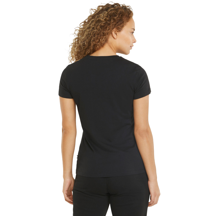 Tricou Puma ESS+ Metallic Logo Tee XS Negru Femei photo 4