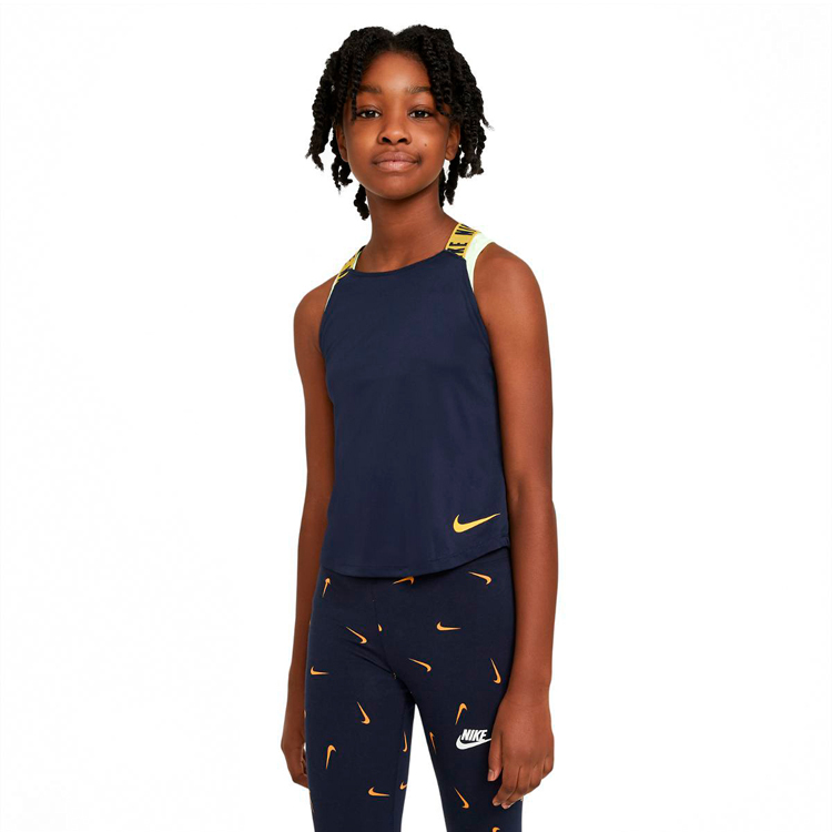 Майка Nike G NK DRY TANK ELASTIKA / Женский / M / Синий photo 2
