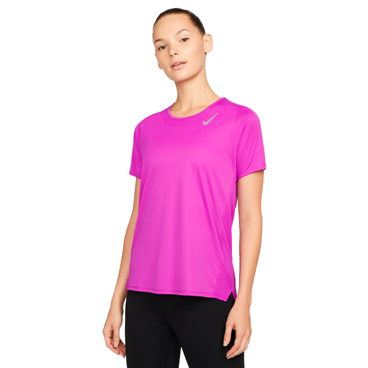 Футболка Nike W NK DF RACE TOP SS / Женский / L / Фиолетовый photo 1 Футболка Nike W NK DF RACE TOP SS / Женский / L / Фиолетовый photo 1