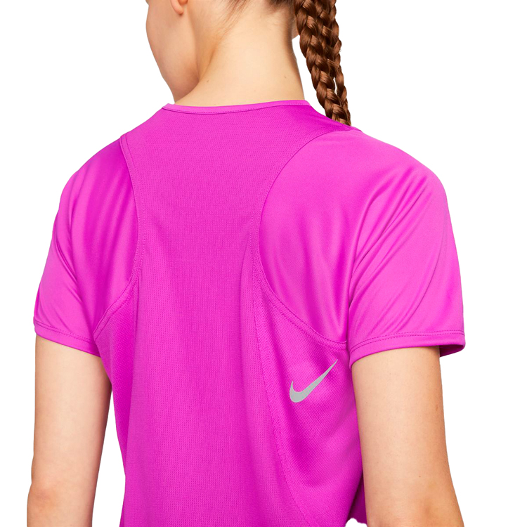 Футболка Nike W NK DF RACE TOP SS / Женский / L / Фиолетовый photo 4