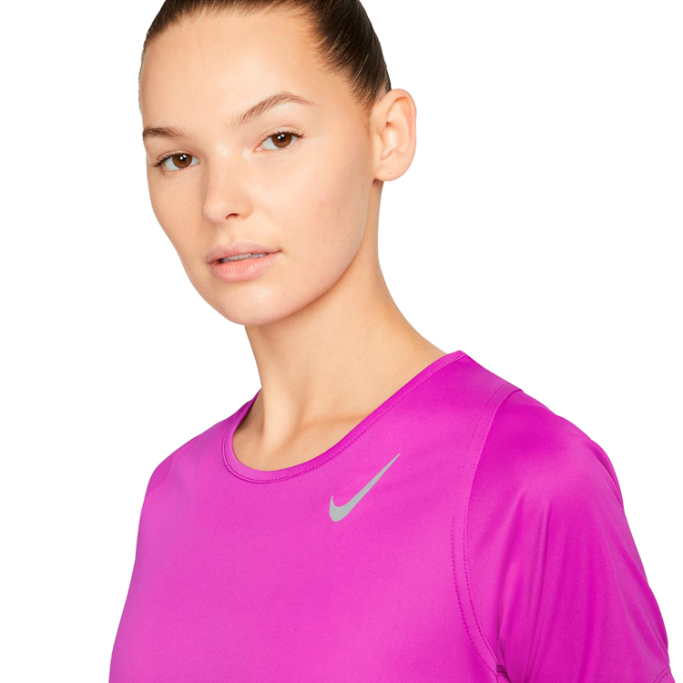 Футболка Nike W NK DF RACE TOP SS / Женский / L / Фиолетовый photo 5