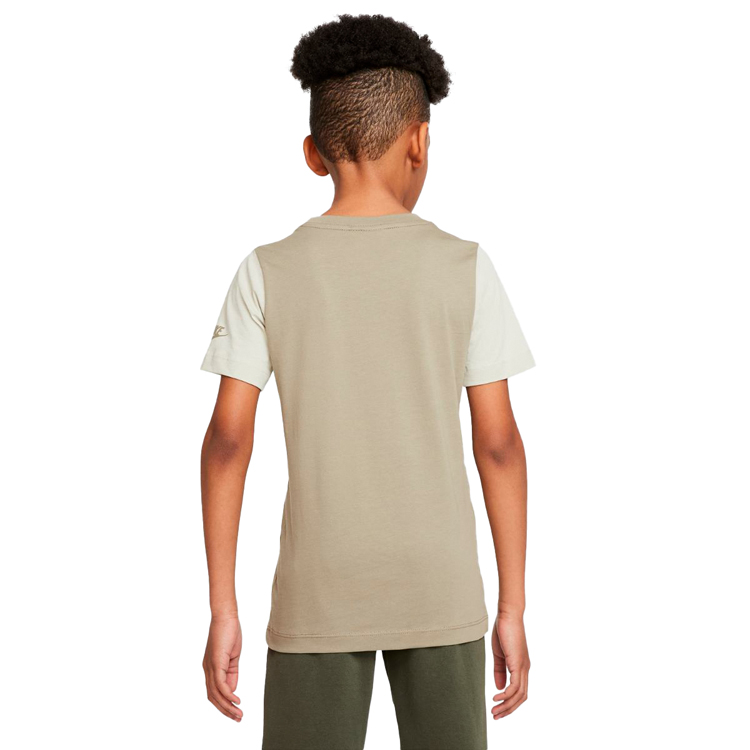 Футболка Nike B NSW REPEAT SS TOP / Мужской / XS / Бежевый photo 2