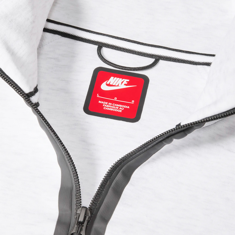 Hanorac pt bărbați Nike M NK TCH FLC HZ TOP XXL Alb photo 3