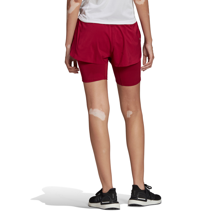 Sorti Adidas RI 3B 2IN1SHORT / Femei / XS / Bordo photo 2