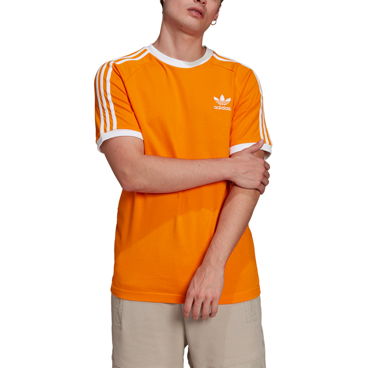 Tricou bărbătesc Adidas 3-STRIPES TEE S Oranj photo 5