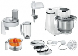 Robot de bucatarie Bosch MUMS2EW40,  ml, 700 W, 4 trepte viteza, Alb thumbnav 1