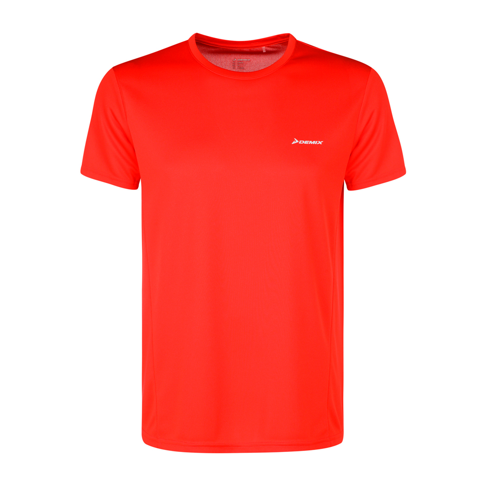 Футболка мужская Demix Run Tee M 46 Оранжевый photo 1 Футболка мужская Demix Run Tee M 46 Оранжевый photo 1
