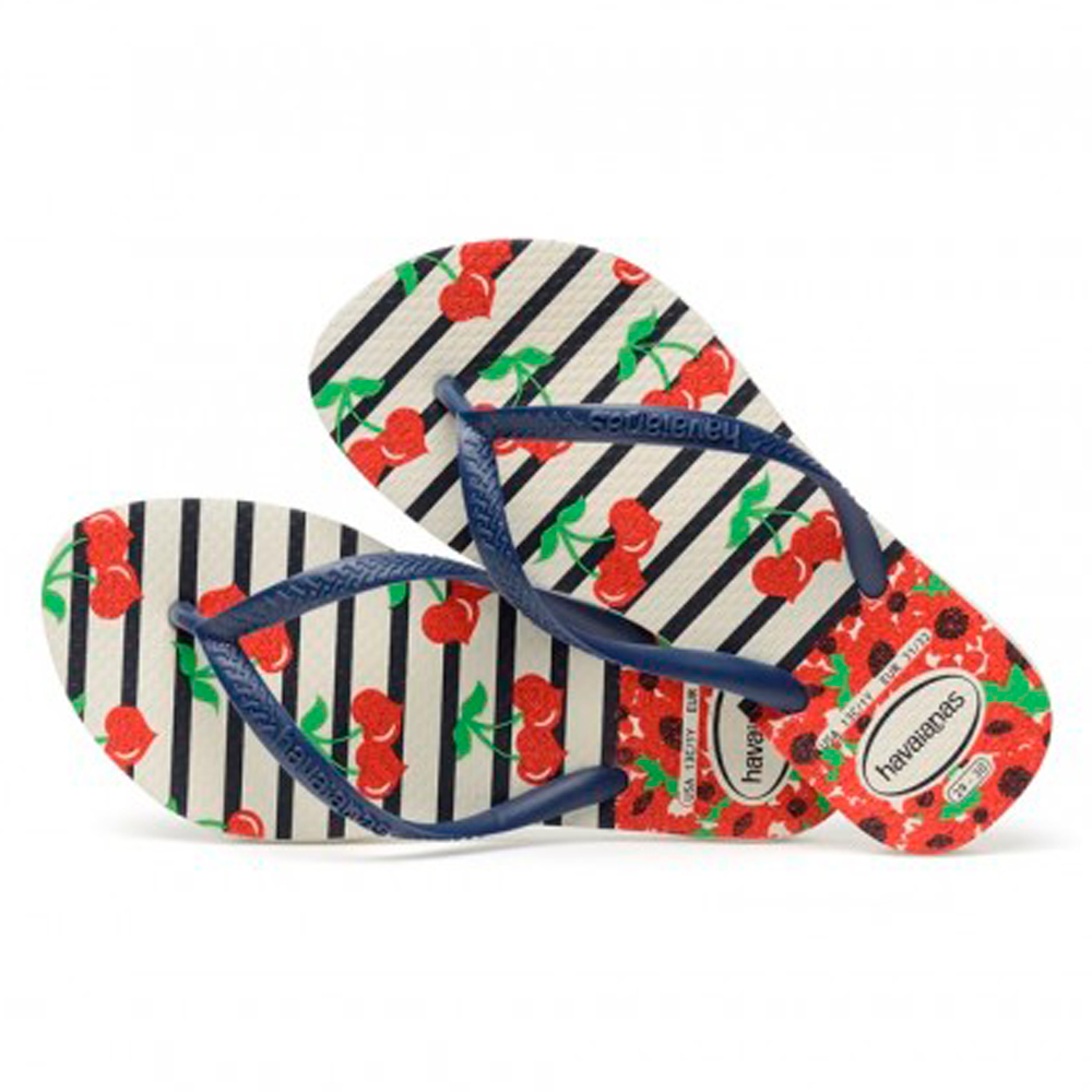 Slapi Havaianas KIDS SLIM / 27/28 cm / Albastru-alb photo 2