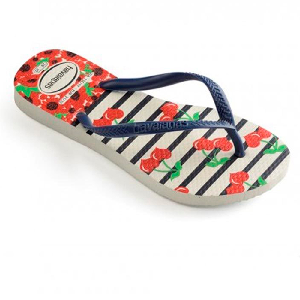 Slapi Havaianas KIDS SLIM / 27/28 cm / Albastru-alb photo 4