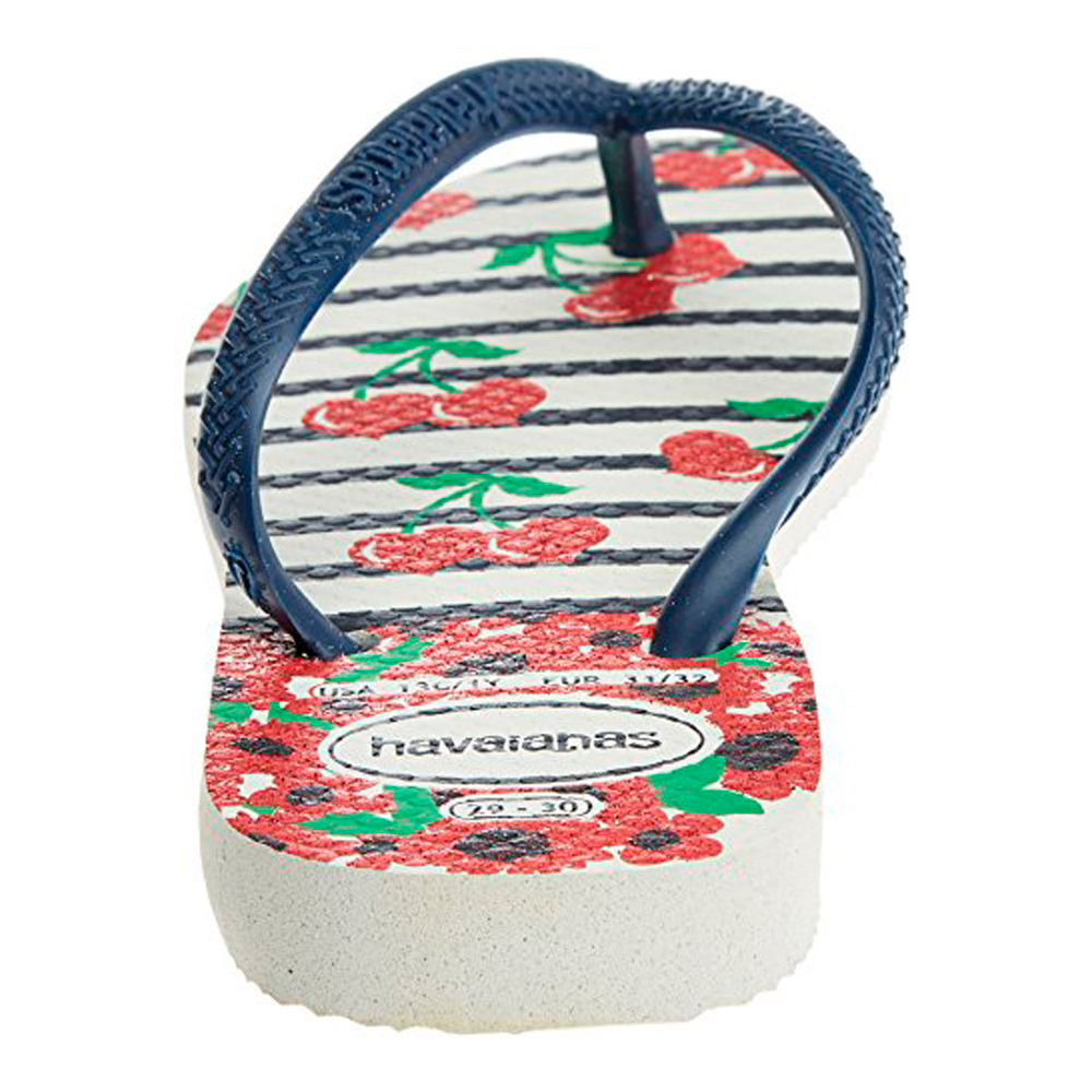 Slapi Havaianas KIDS SLIM / 27/28 cm / Albastru-alb photo 5